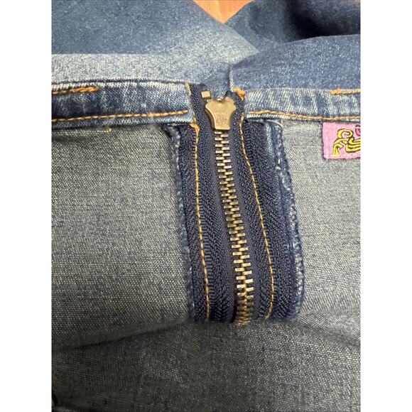 Vintage Me & You Maxi Jean Skirt Size 1X Rise Flared Hippie Cowgirl Boho Y2K 90s - Picture 10 of 10